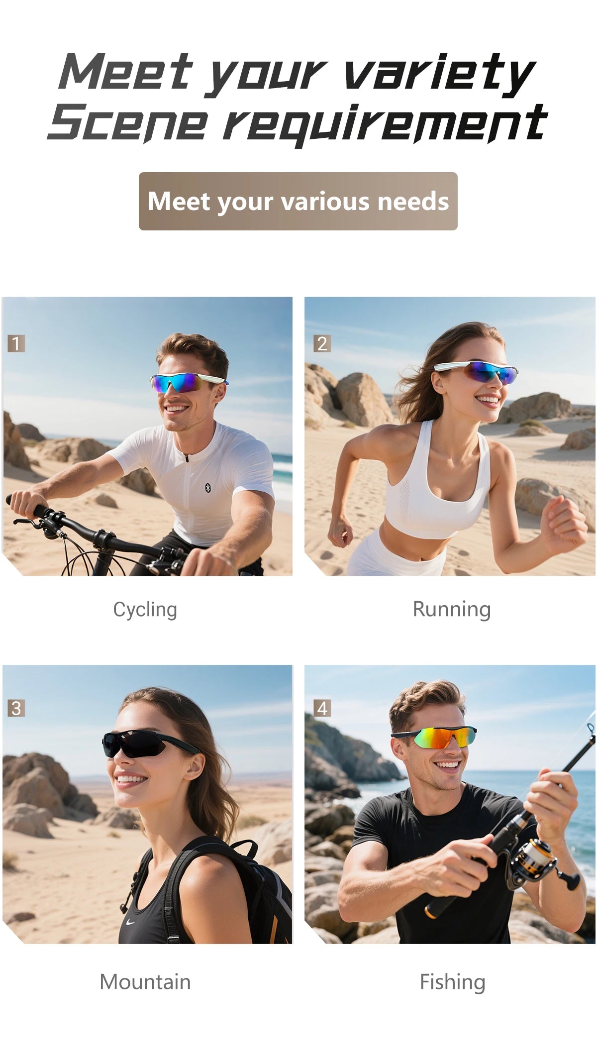 QY-Pro3 Smart Glasses With Camera  Recording AI Photo sports spectacles RecognitionBluetoothTranslation Voice Assistant Glasses