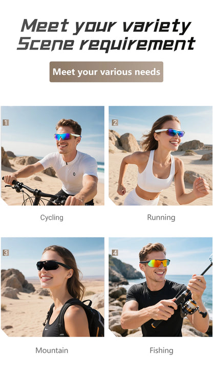 QY-Pro3 Smart Glasses With Camera  Recording AI Photo sports spectacles RecognitionBluetoothTranslation Voice Assistant Glasses