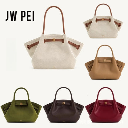 JW PEI Dumpling Bag, New Style, Genuine Leather, Small Size, Women's Shoulder Bag, Handbag, Crossbody Bag
