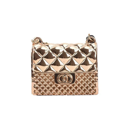 Mini dinner bags for women fashionable metal small box bag designer pearl chain shoulder bag clothing accessories crossbody bag