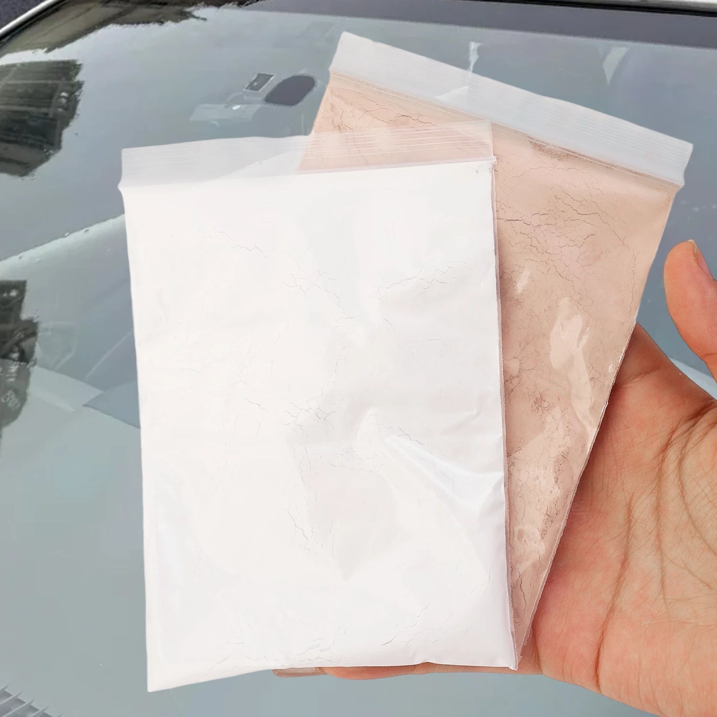 50g Car Glass Polish Powder Car Window Polishing Mirror Powder Glass Removal Composite Rare Repair Tool Accessories Auto Care
