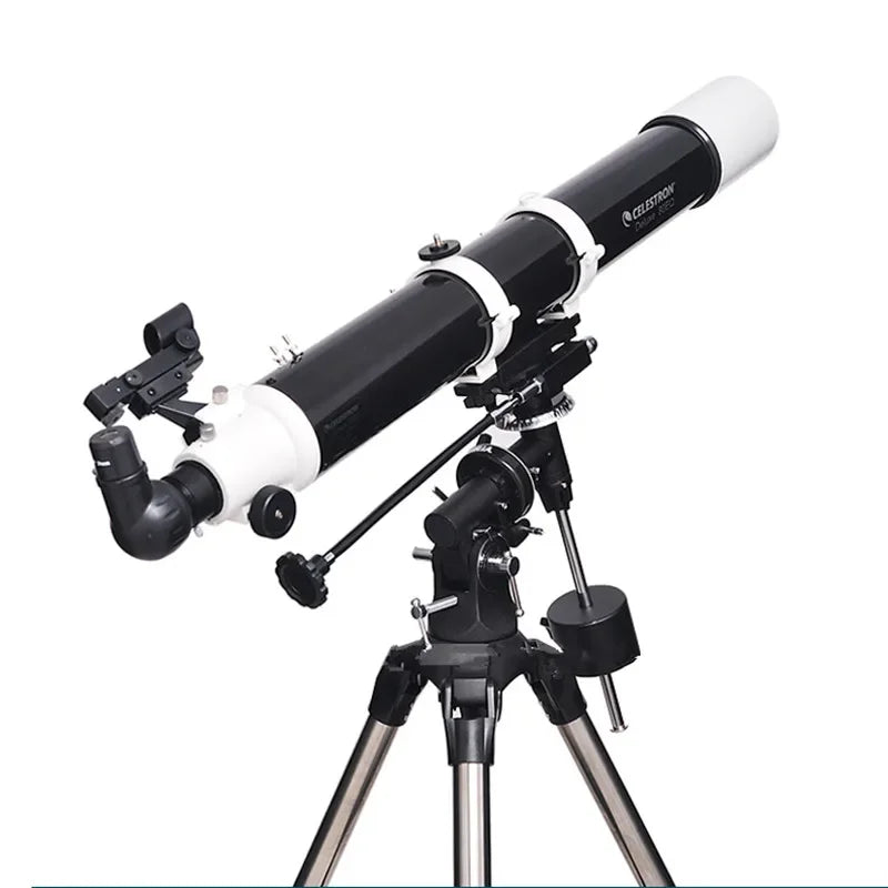 Celestron Astronomical Deluxe 80DX 80EQ Refractor Telescope EQ2 Equatorial Professional Star Watching Easy Setup 81048