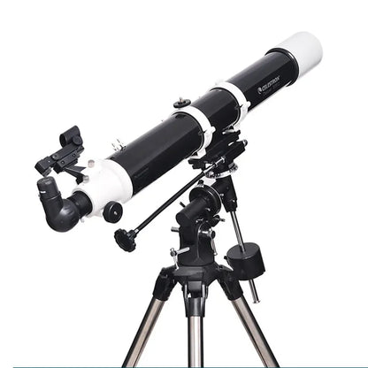 Celestron Astronomical Deluxe 80DX 80EQ Refractor Telescope EQ2 Equatorial Professional Star Watching Easy Setup 81048