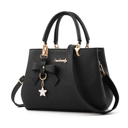 New  Elegant Shoulder Bag for Women Luxury Designer Handbags Female Bags Plum Bowknot Sweet Messenger Crossbody Bag