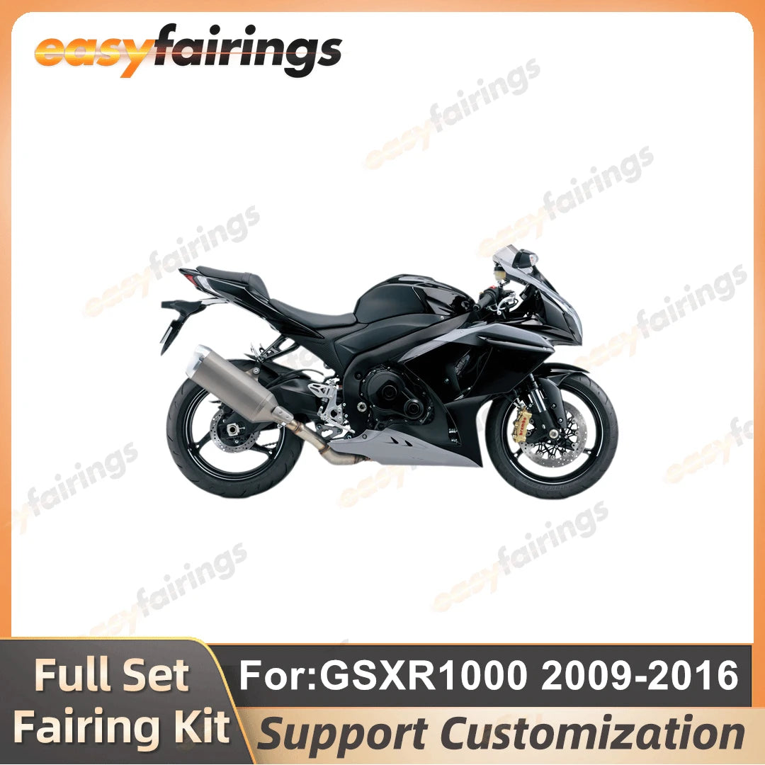 Motorcycle  Kits for SUZUKI GSXR1000 GSX1000R 2009 2010 2011 2012 2013 2014 2015 2016 GSXR 1000 K9 Bodywork full fairing kit