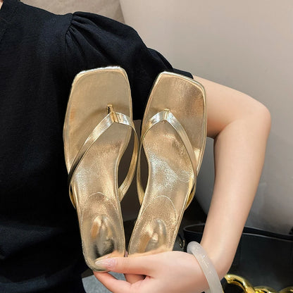Female Summer Sexy Heels Sandals Slides Ladies Shoes Fashion Women Pumps Flip Flops Luxury High Heels Slippers Shoes