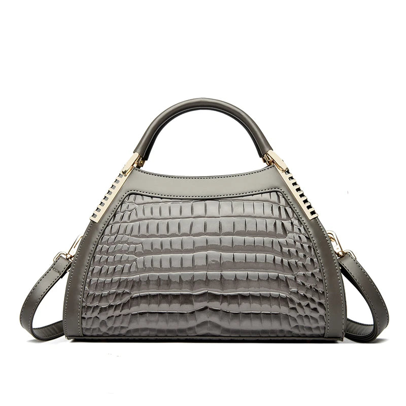 Alligator Patent Leather Shoulder Crossbody Hand Bags for Women Brand Luxury Handbags Women Bags Designer Hobos Two Layers Sac