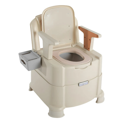 Toilet With Sensor Night Light,Bedside Commode  Bedside Toilet With Maximum Load 200kg, Portable Toilet