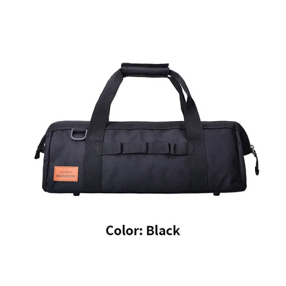 Camping tool storage bag,large-capacity tool kit, can be hung with a climbing buckle, high toe nail,Five colors to choose from