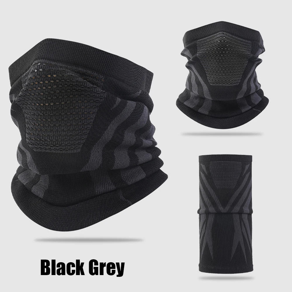 Windproof Warm Zebra Striped Face Mask/Scarf - Ideal for Motorcycle, Running, Skiing, Snowmobile - Winter Outdoor Protection