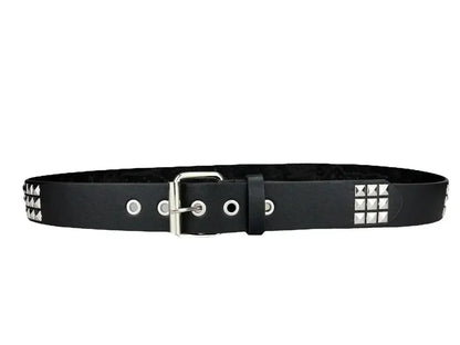 2025 New Square Bead Rivet Belt Metal Pyramid Belt Men and Women Punk Hardware Jeans Belt Y2K Belt Designer Belt Women's Belts