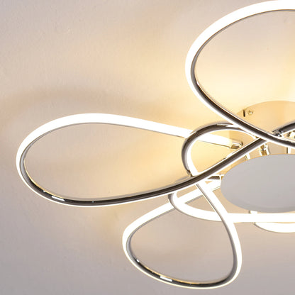 Chrome/Gold Plated Modern LED Chandelier for Living Room Lamp Bedroom Ceiling Chandeliers AC 90-260V Home Deco Light Fixture