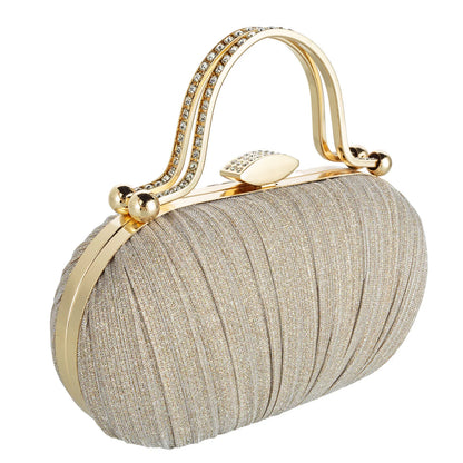 Fashion Evening Bags Luxury Women Clutch Bag With Rhinestone Exquisite Design For Women Party Wedding Shoulder Bag Handbag