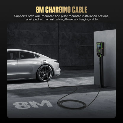 AUTOOL C701 EV Charger Station Wall-mounted Car Charger 7KW 32A Current Adjustable EV Charging Piles