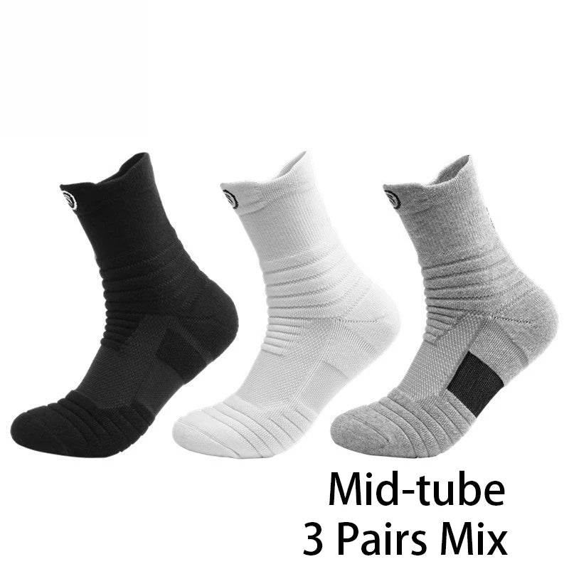 3/6 Pairs Sports Socks For Man High Quality Comfortable Breathable Basketball Short Socks Casual Fashion Low-cut Ankle Socks