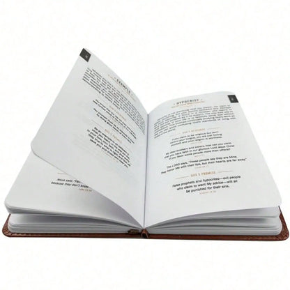 One Minute WITH GOD For Men, 365 Days Of Daily Prayer Brown Book, Bible Prayer Tracking Diary