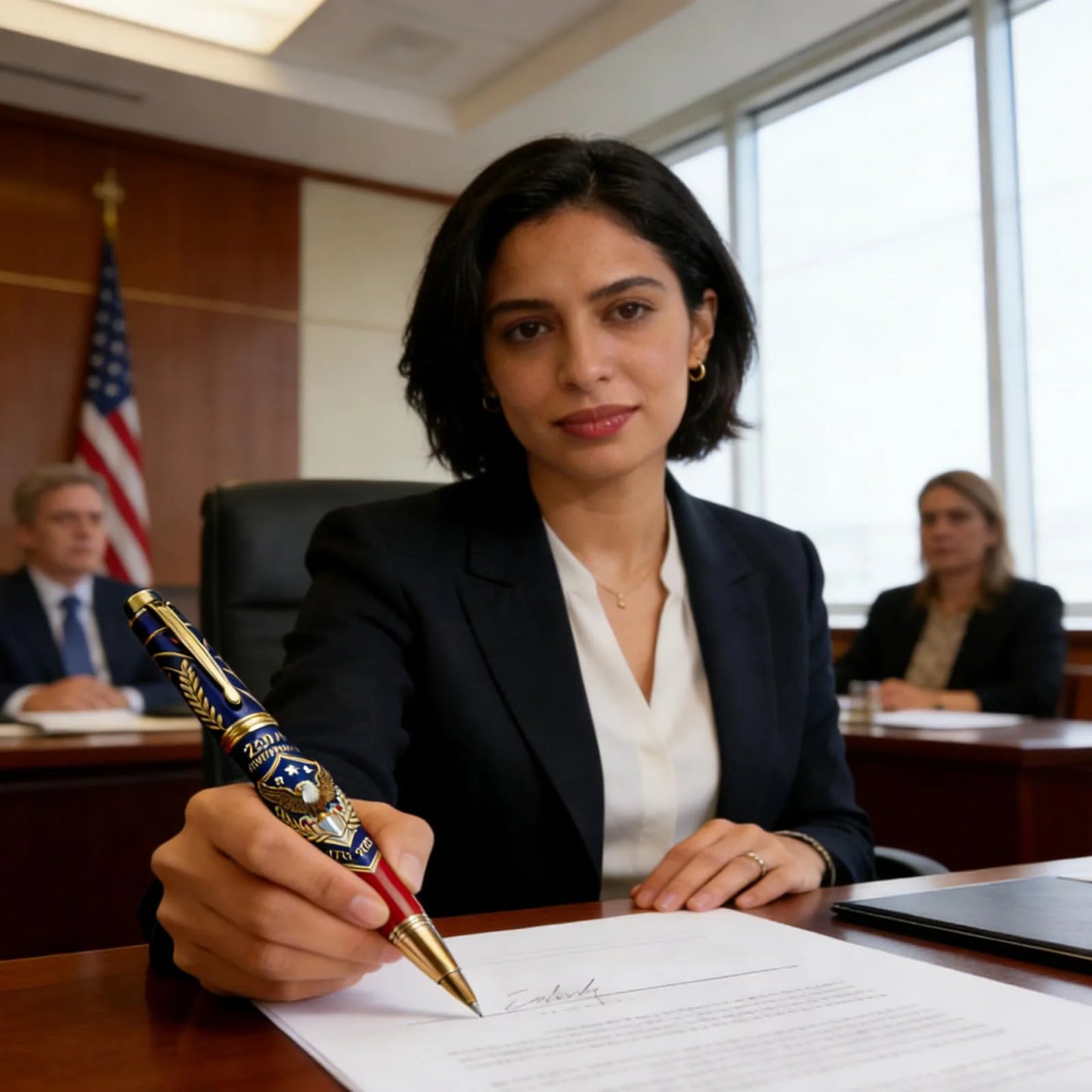 Fourth of July Pens with Gift Box Collector Pen 1776-2026 Commemorative for Patriot History Enthusiast Works Daily Use