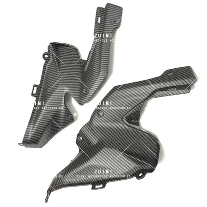 Suitable for carbon fiber Kawasaki Z900 2020-2023 motorcycle key switch cover link plate inner lining plate fairing housing