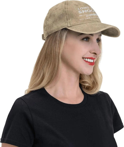 Funny Hat Long Ranges Shooting It's Like Golf But for Men Hat Men Dad Hats Cool Caps