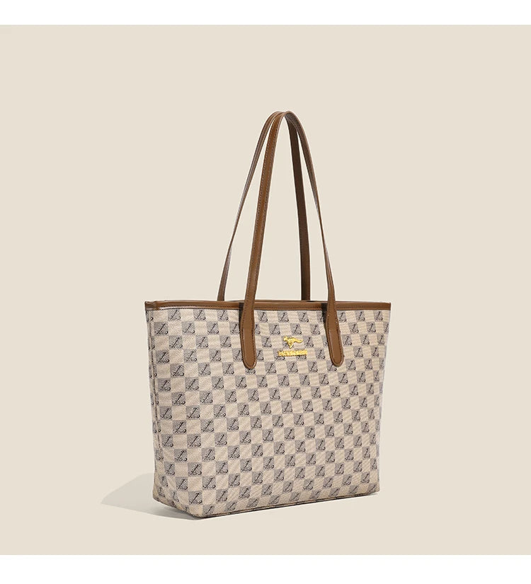 Retro vintage floral classic fashionable handbag with large capacity, elegant and easy to match underarm single shoulder bag
