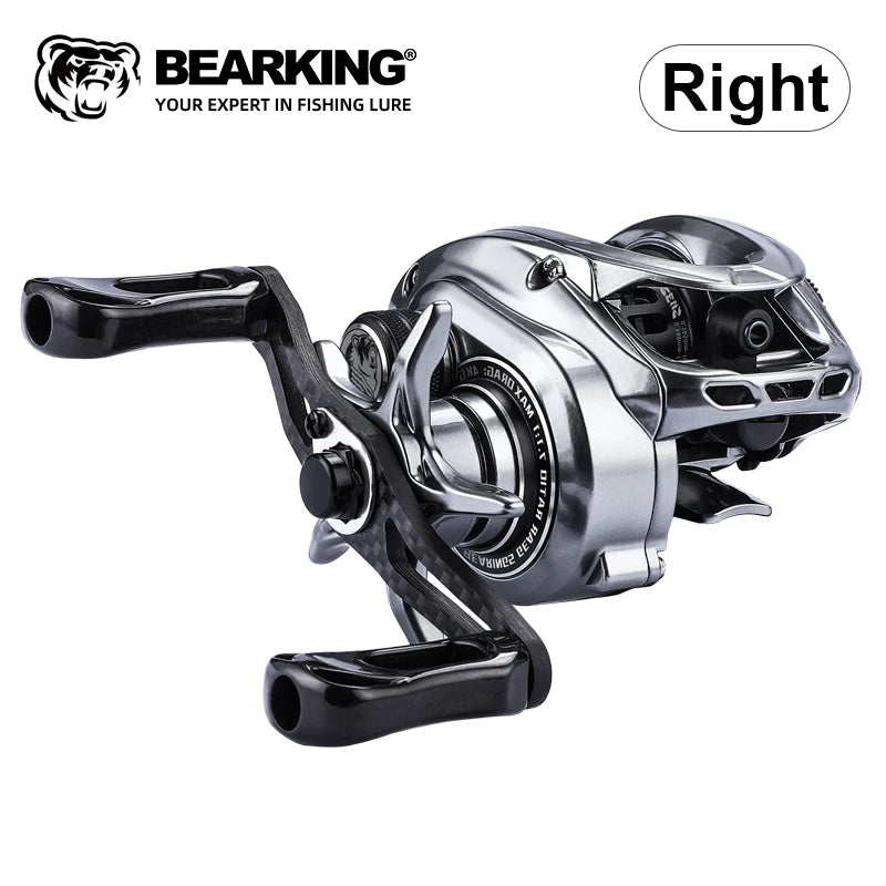 BEARKING Hot Sales Zeus-BFS 135g Lightweight Carbon Fiber 7.1:1 High-speed Ratio 8+1 Bearings Maximum Power 4kg Magnetic Brake