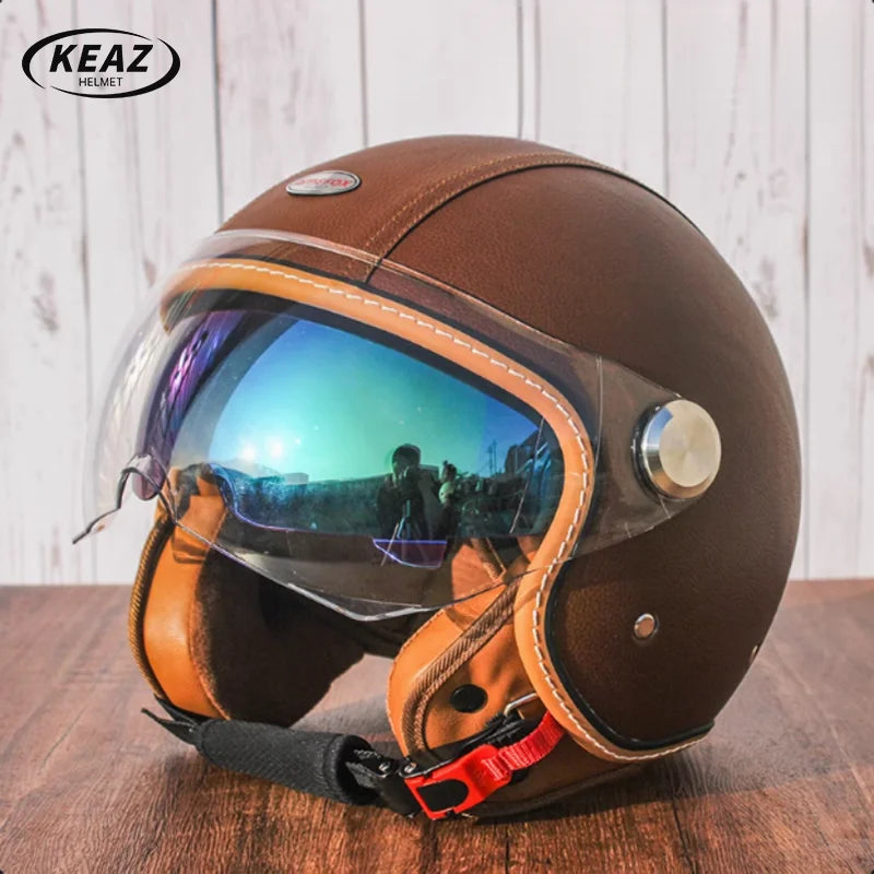 Japan Imported The New DOT Standard Certified Electric Motorcycle Helmet Female Winter Warm Male High Quality and Safety