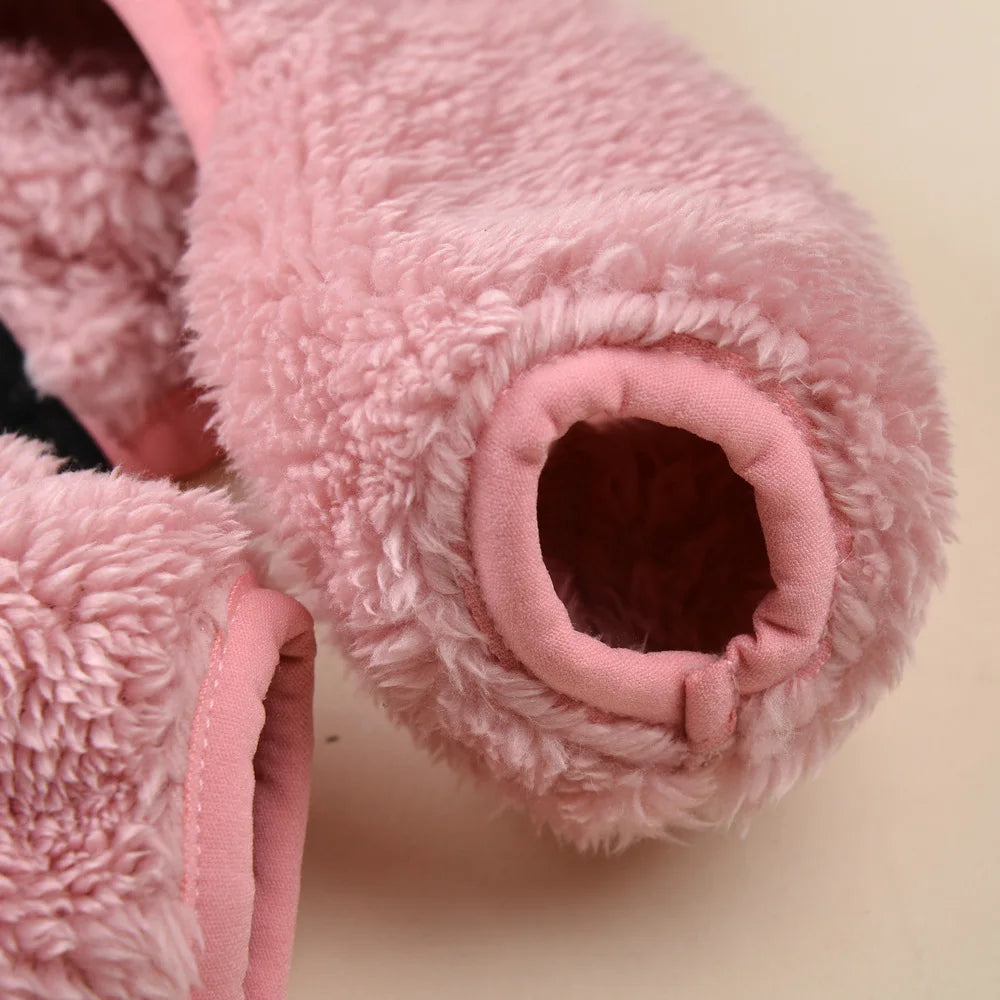 Soft Fleece Dog Clothes Winter Four Legs Covered Plush Pet Coat D-Ring Zipper Puppy Jacket Autumn Overall For Small Middle Dog