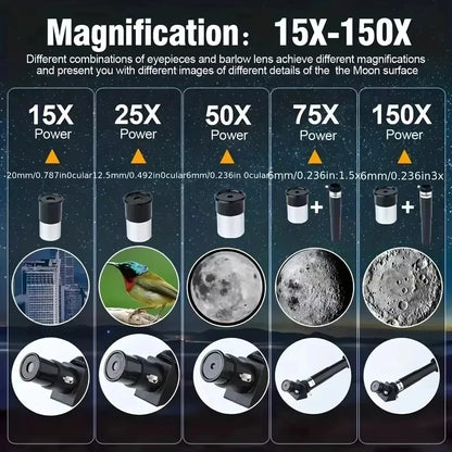 Professional Astronomical Telescope F30070 High Magnification Bak4 Prism HD For Moon Watching Stargazing Bird Watching