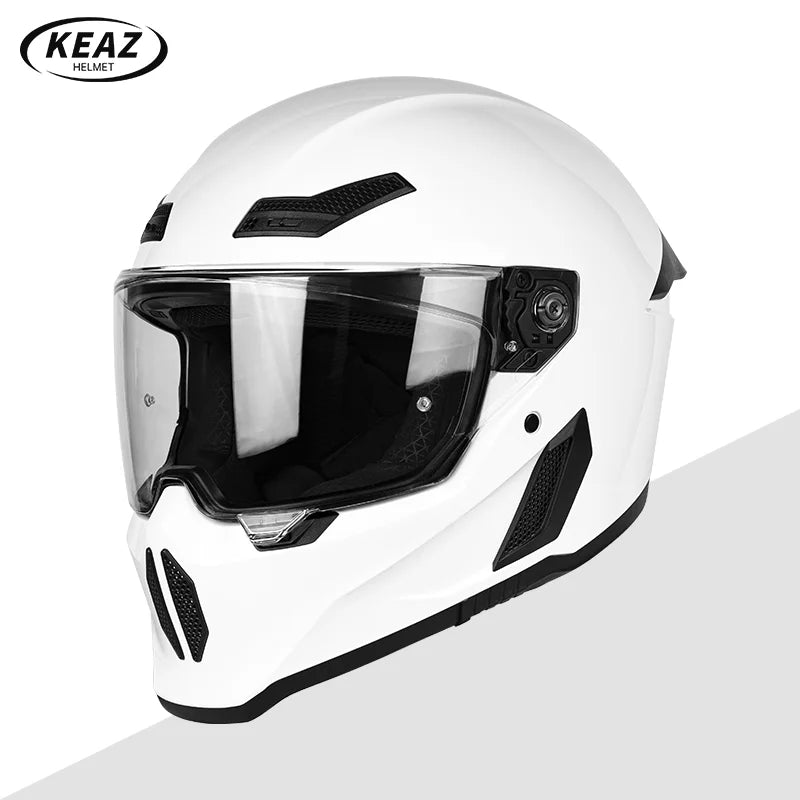 Motorcycle Helmet All-Season Universal Retro Men's Bike Racing Street Bike Riding Running Motorcycle Riding Safety Helmets