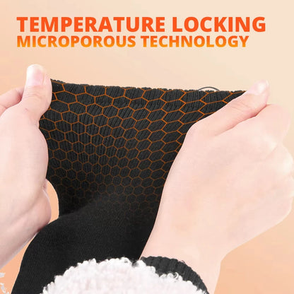 Winter Heated Socks Warm Ski Electric Heating Thick Soft Stockings Unisex For Outdoor Thermal Hunting Camping Warmer