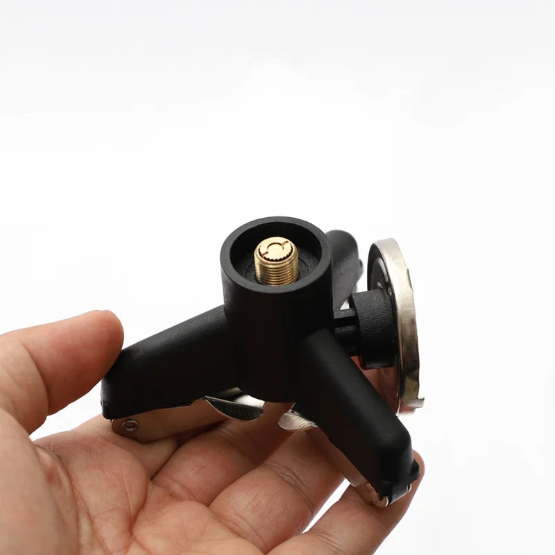 Camping Gas Stove Adapter Connector Portable Folding Tank Tripod Stand Stainless Steel Outdoor Hiking Backpacking Cooking Gear
