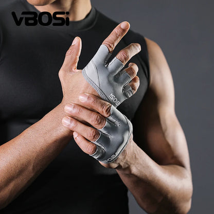 VBOSi Breathable Anti-Slip Four-Finger Sports Gloves – Training Grip Gloves for Gym, Cycling & Daily Workouts