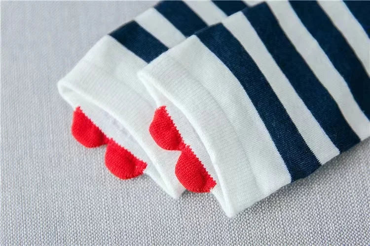 5 Pairs Lot Pack Women Socks Spring Summer Animal Unicorn Cat Fox Ear Cartoon Happy Funny Cute Lovely Cotton Ankle Socks Heart