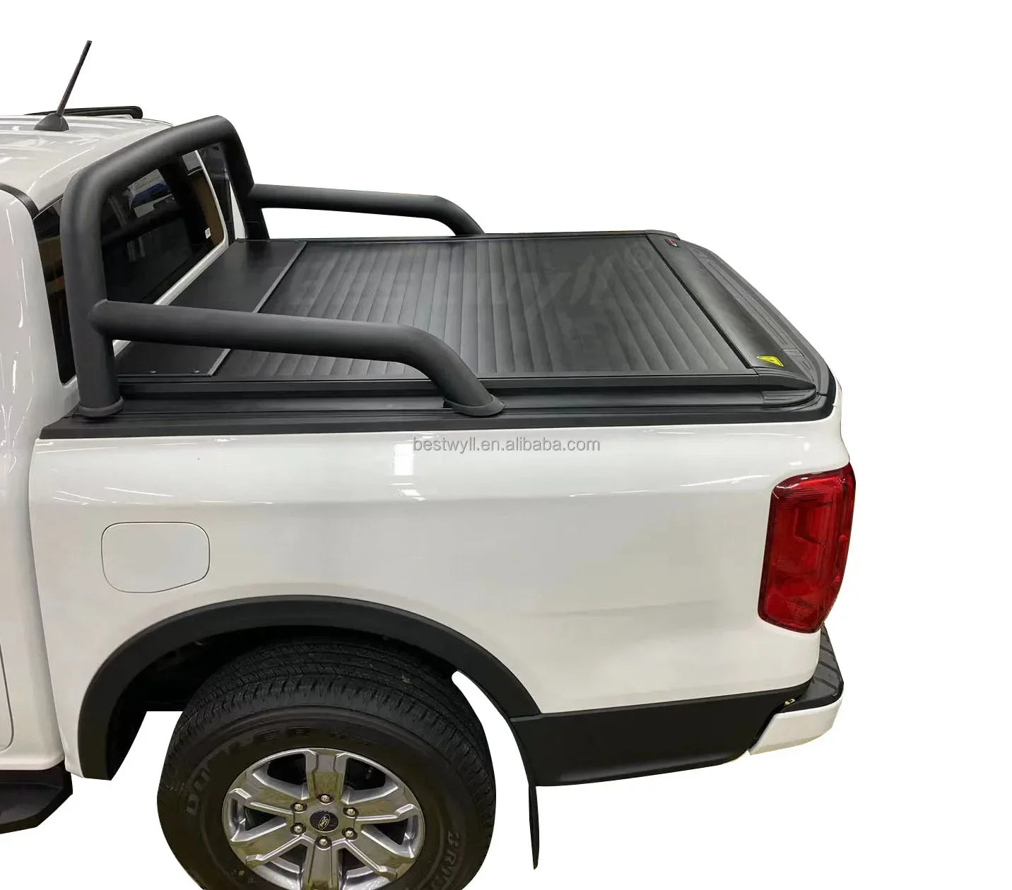 BESTWYLL New Next Gen Retrac Roller Roll Lid Shutter Electric Pickup Truck Bed Tonneau Cover For 2023  Ranger Xlt E-K81