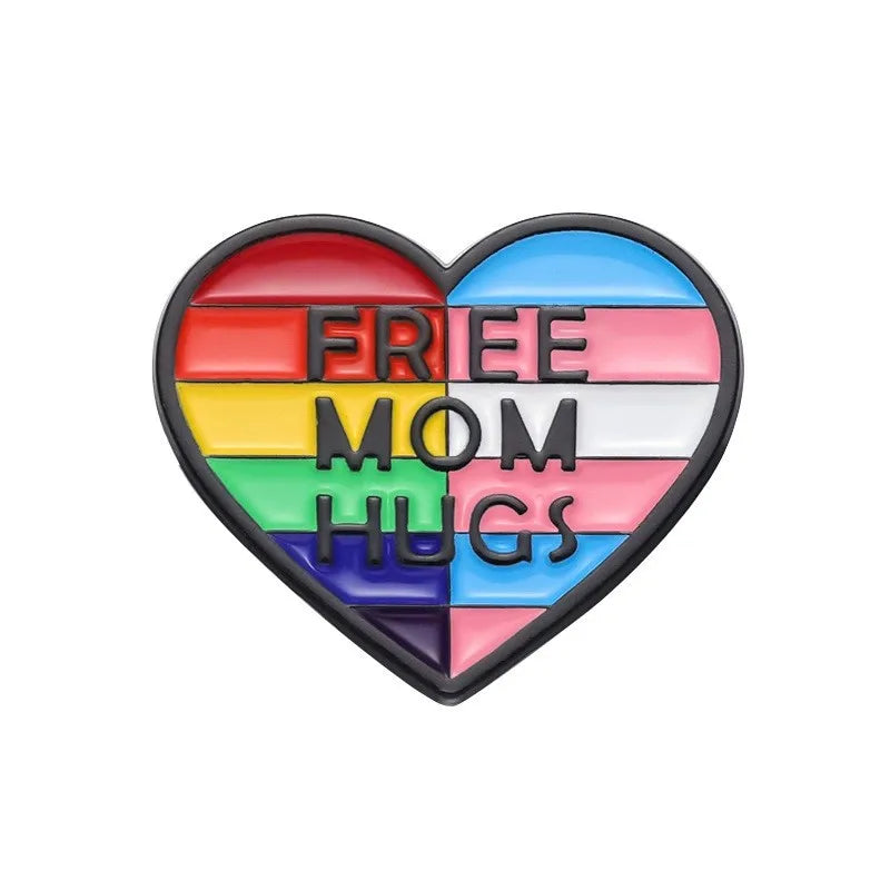 LGBT Rainbow Enamel Pins Pride Gay Asexual Trans Lesbian Dialog Box Brooches Lapel Backpack Badge Jewelry Gifts Accessories
