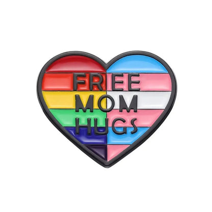 LGBT Rainbow Enamel Pins Pride Gay Asexual Trans Lesbian Dialog Box Brooches Lapel Backpack Badge Jewelry Gifts Accessories