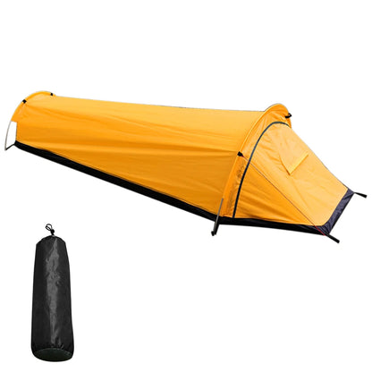 Portable Backpacking Tent Outdoor Camping Sleeping Bag Tent Beach Lightweight Single Person Sleeping Bag Tent with Storage Bag
