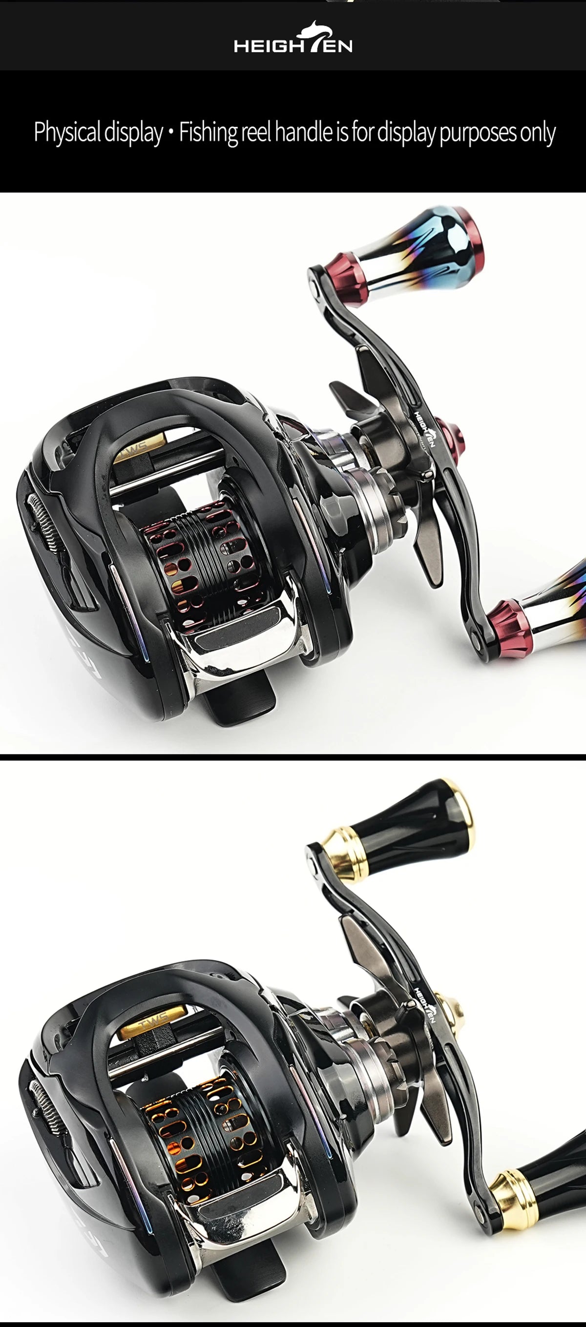 HEIGHTEN Shallow Spool For Daiwa Zillion Steez ct Ryoga Morethan Baitcasting Reel Lure Fishing