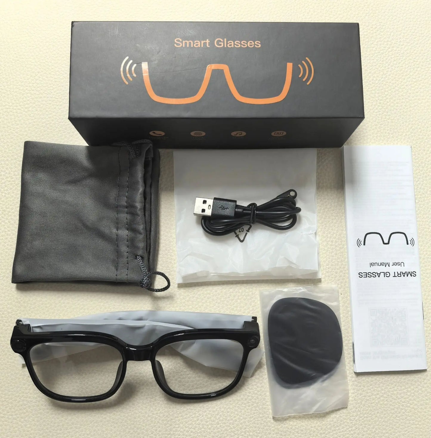 M02S smart glasses 8MP camera real-time translation and navigation Bluetooth call AI glasses, suitable for business work
