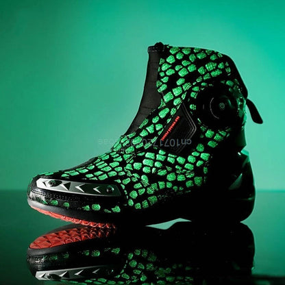 Motorcycle Boots Racing Off-road Shoes Breathable Non-slip High-top Motorcycle Professional Waterproof Mountain Bike Boots