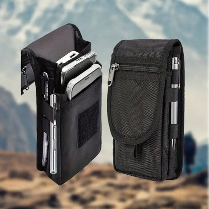 Mobile Phone Bag Casual Waist Bag Pen Insertion Bag Flip Top Mobile Phone Waist Hanging Bag Waist Bag Mobile Phone