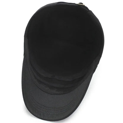 Mens Baseball Cap  Flat Caps  Spring Autumn Tactical Hat Men's Flat Top Cotton Cap Sports Leisure Hats
