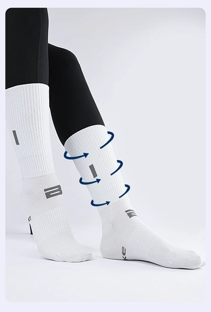 INBIKE Professional MTB Cycling Socks for Men Compression Bicycle Riding Socks Bike Stockings Man Soccer Sports Running Socks