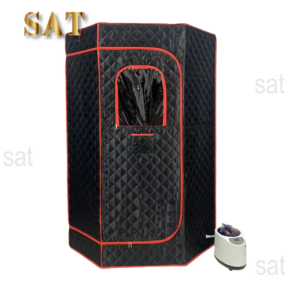 For Full Size Personal One Person Full Body Sauna Spa Deluxe Portable Steam Sauna Room for Home Relaxation