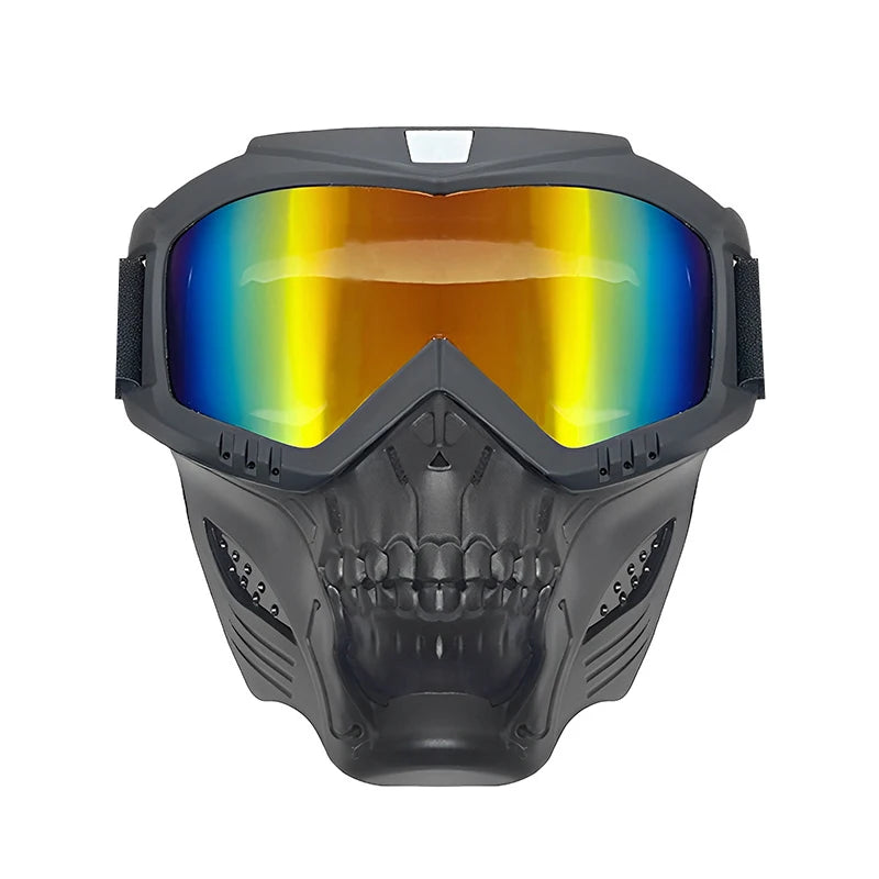 Windproof Motorcycle Goggles Mask Explosion Proof Dirt Bike Motocross CS War Game Paintball Hunting Tactical Mask