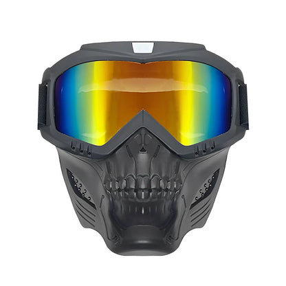 Windproof Motorcycle Goggles Mask Explosion Proof Dirt Bike Motocross CS War Game Paintball Hunting Tactical Mask