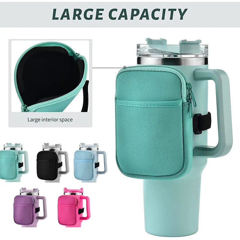 Thermal Mug 1200ml 40oz Handle Tumbler Insulated Car Travel Mug Vacuum Sublimation Stainless Steel H2.0 Flow State Tumbler Cup