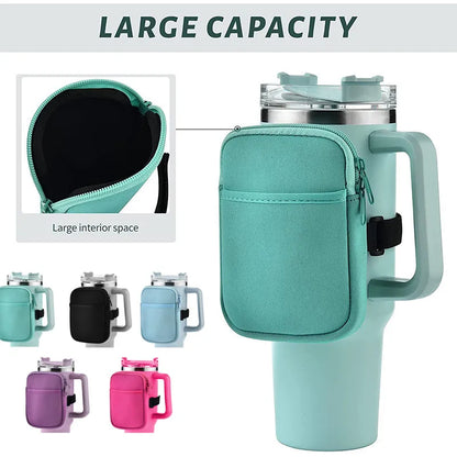 Thermal Mug 1200ml 40oz Handle Tumbler Insulated Car Travel Mug Vacuum Sublimation Stainless Steel H2.0 Flow State Tumbler Cup