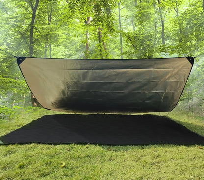 Heavy Duty Emergency Blanket Survival Gear Waterproof Insulated Blanket Emergency Tarp for Camping, Hiking, Bushcraft