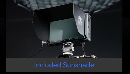 PortKeys LH5C -5.4 Inch On-Camera Monitor with Wired Camera Control/Focus Tracking Frame, 4K 360 Degree Color -Adjustment